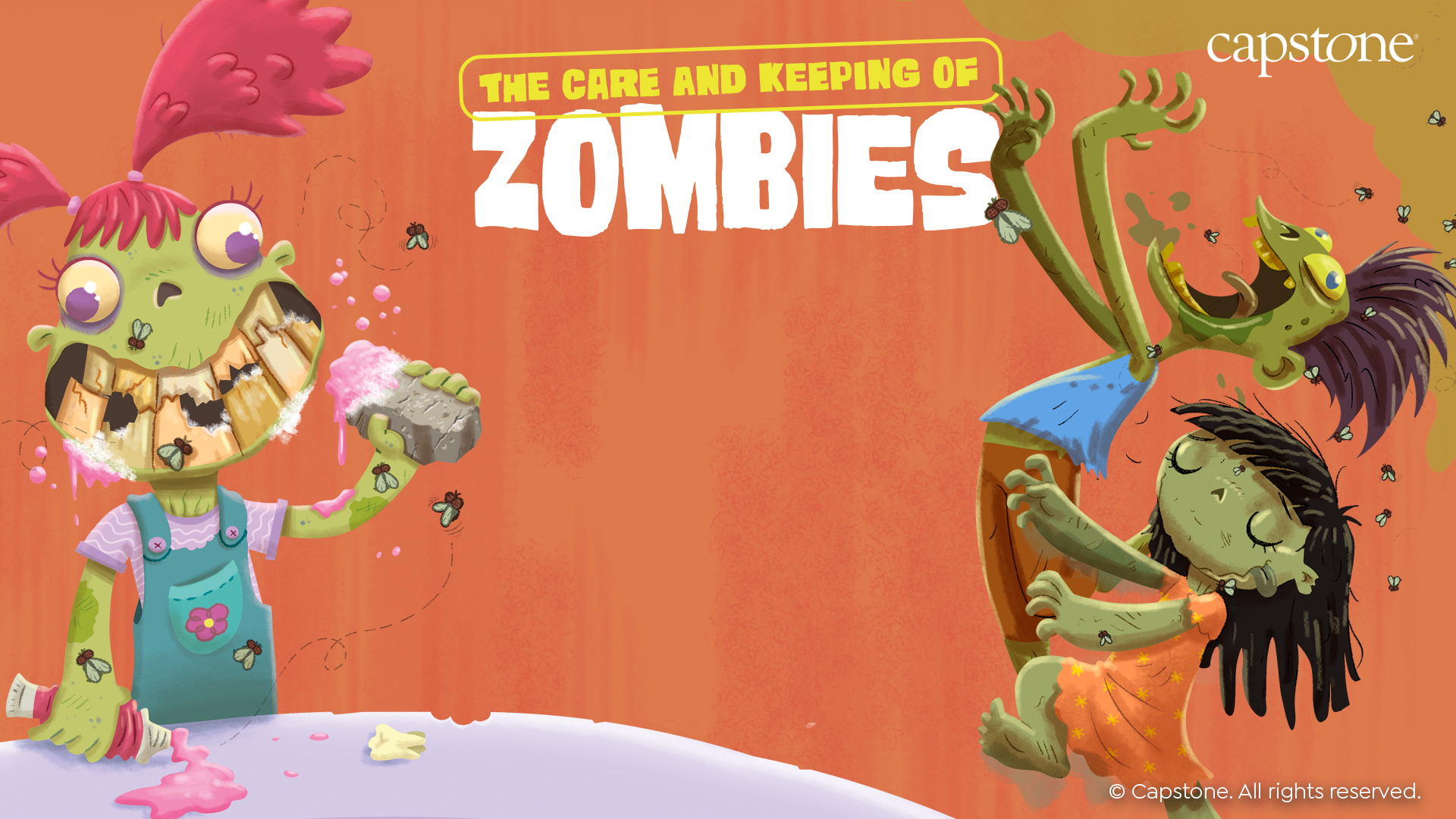 The Care and Keeping of Zombies Zoom Background
